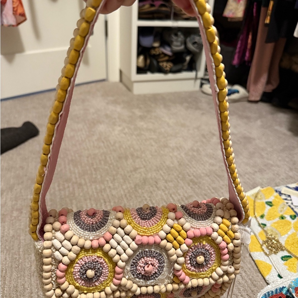 Viral Colorful Beaded Women's Bag